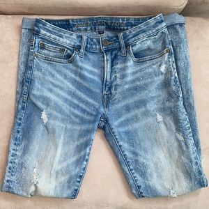 American eagle ripped jeans